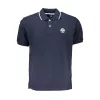 Blue Cotton Polo Shirt sold by Louxly