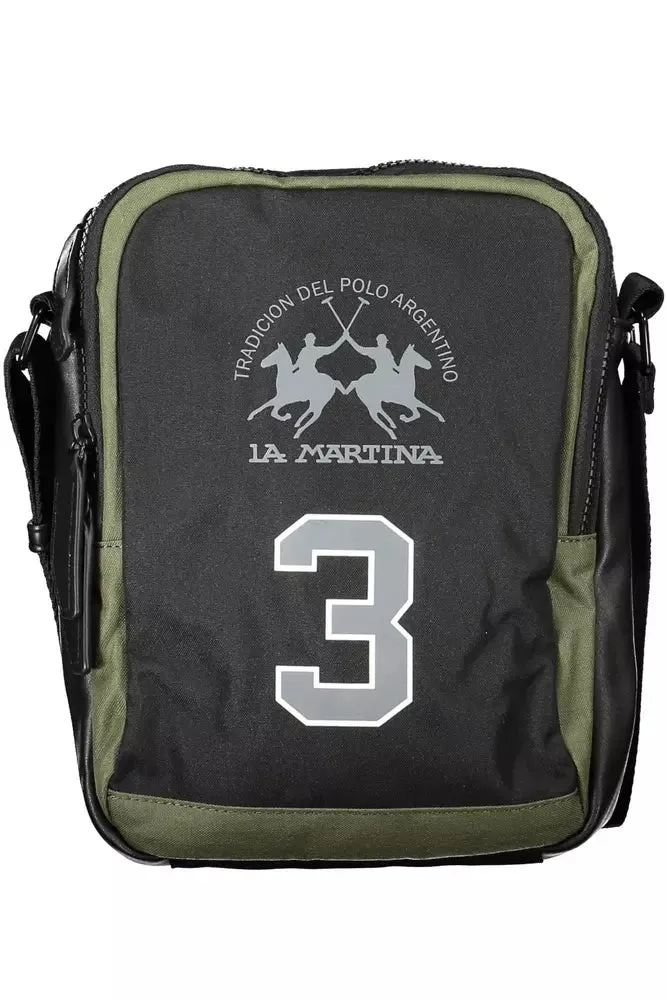 Black Polyester Men Shoulder Bag sold by Louxly