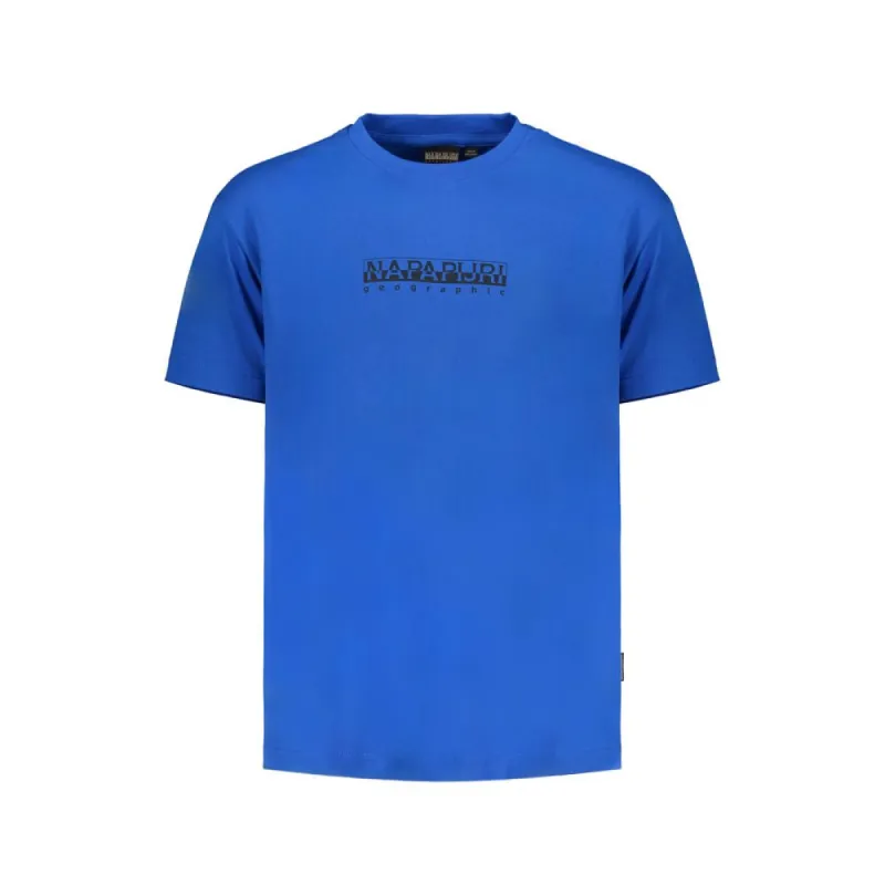 Blue Cotton T-Shirt sold by Louxly