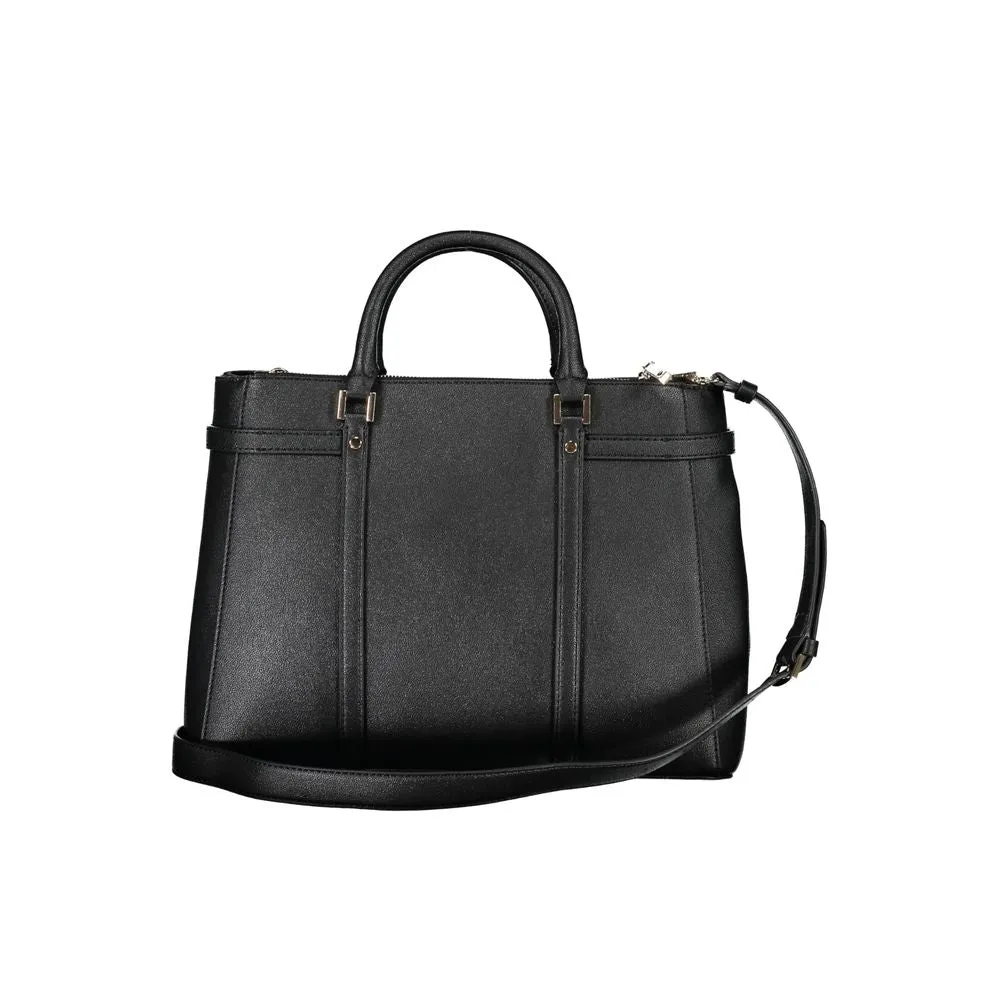 Black Polyethylene Handbag sold by Louxly product image thumbnail 2