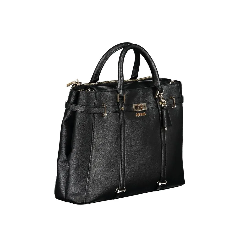 Black Polyethylene Handbag sold by Louxly product image thumbnail 3