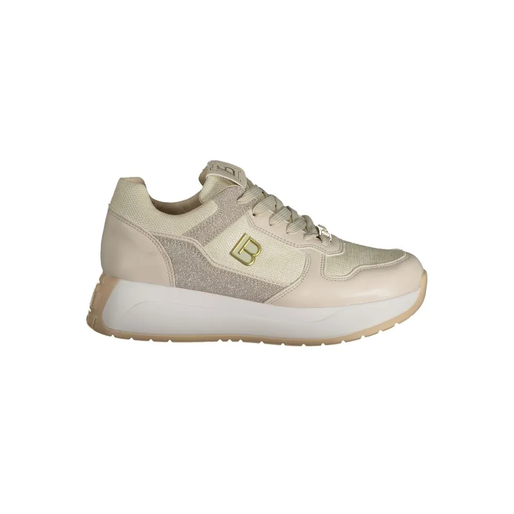 Beige Polyester Sneaker sold by Louxly