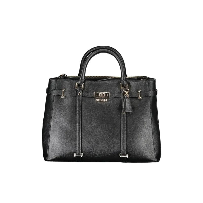 Black Polyethylene Handbag sold by Louxly