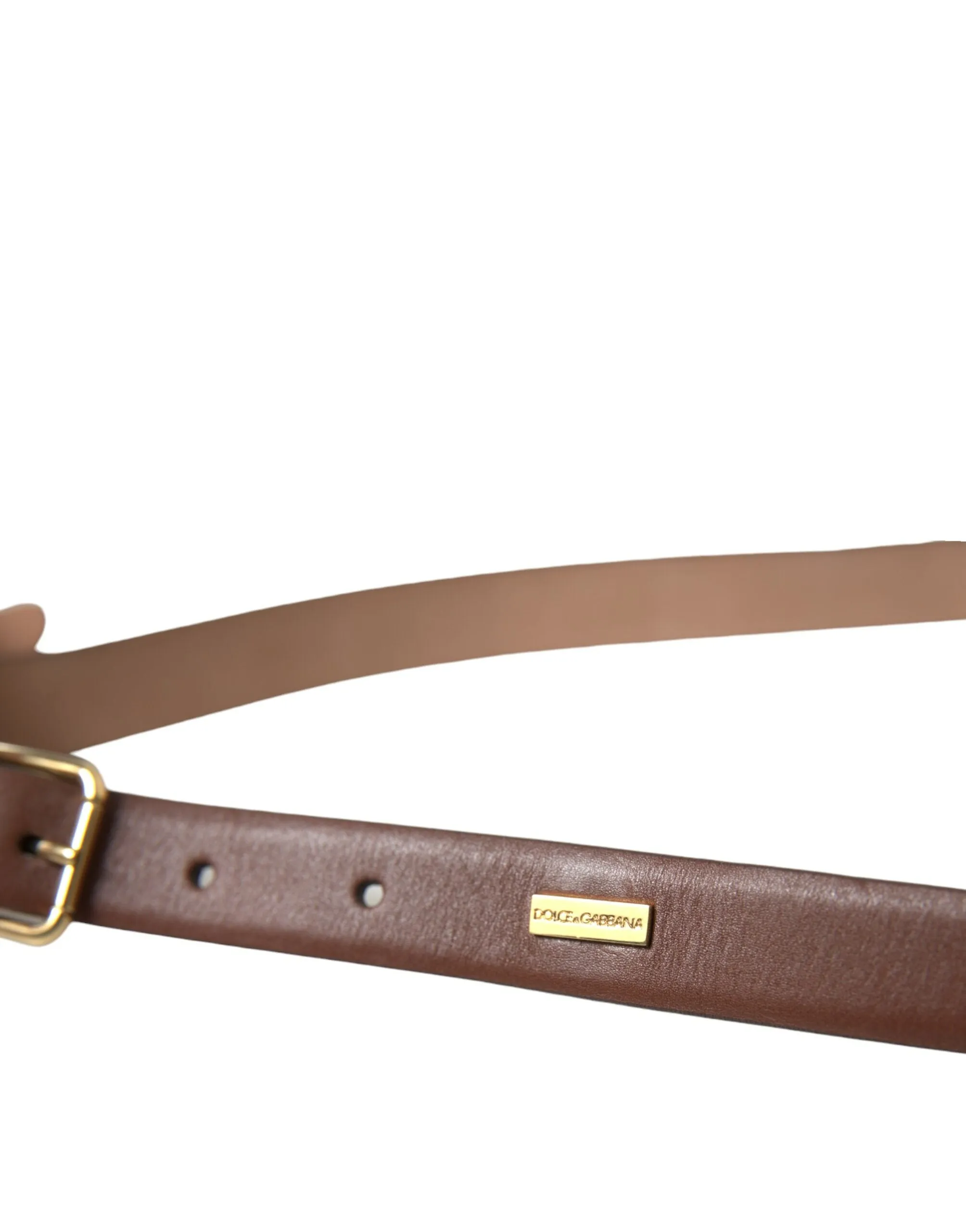 Elegant Brown Calf Leather Waist Belt sold by Louxly product image thumbnail 4