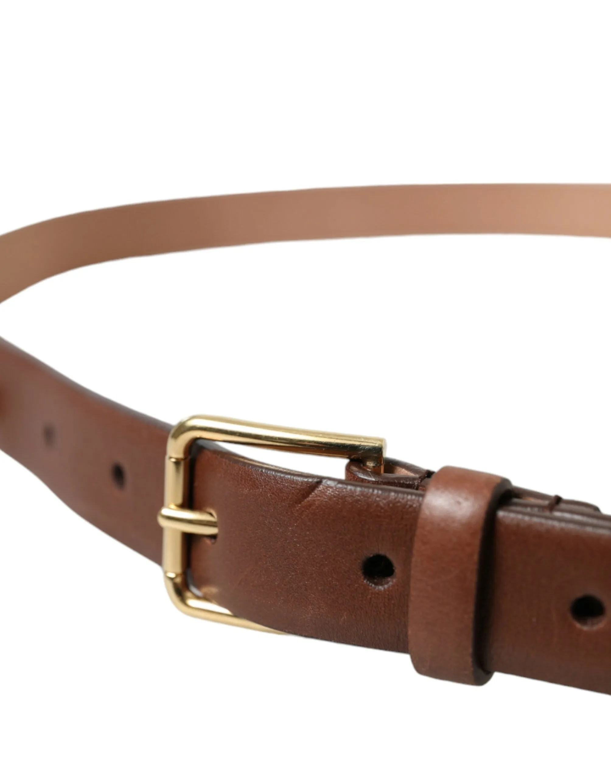 Elegant Brown Calf Leather Waist Belt sold by Louxly product image thumbnail 3