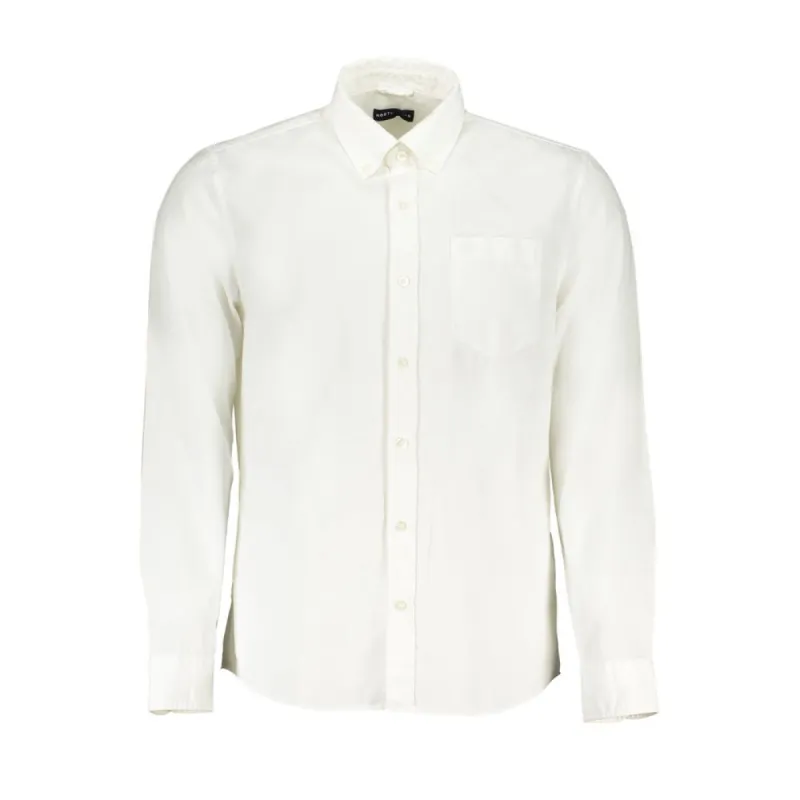 White Cotton Shirt sold by Louxly