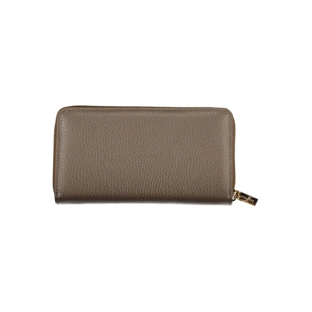 Chic Brown Leather Wallet with Ample Space sold by Louxly product image thumbnail 2