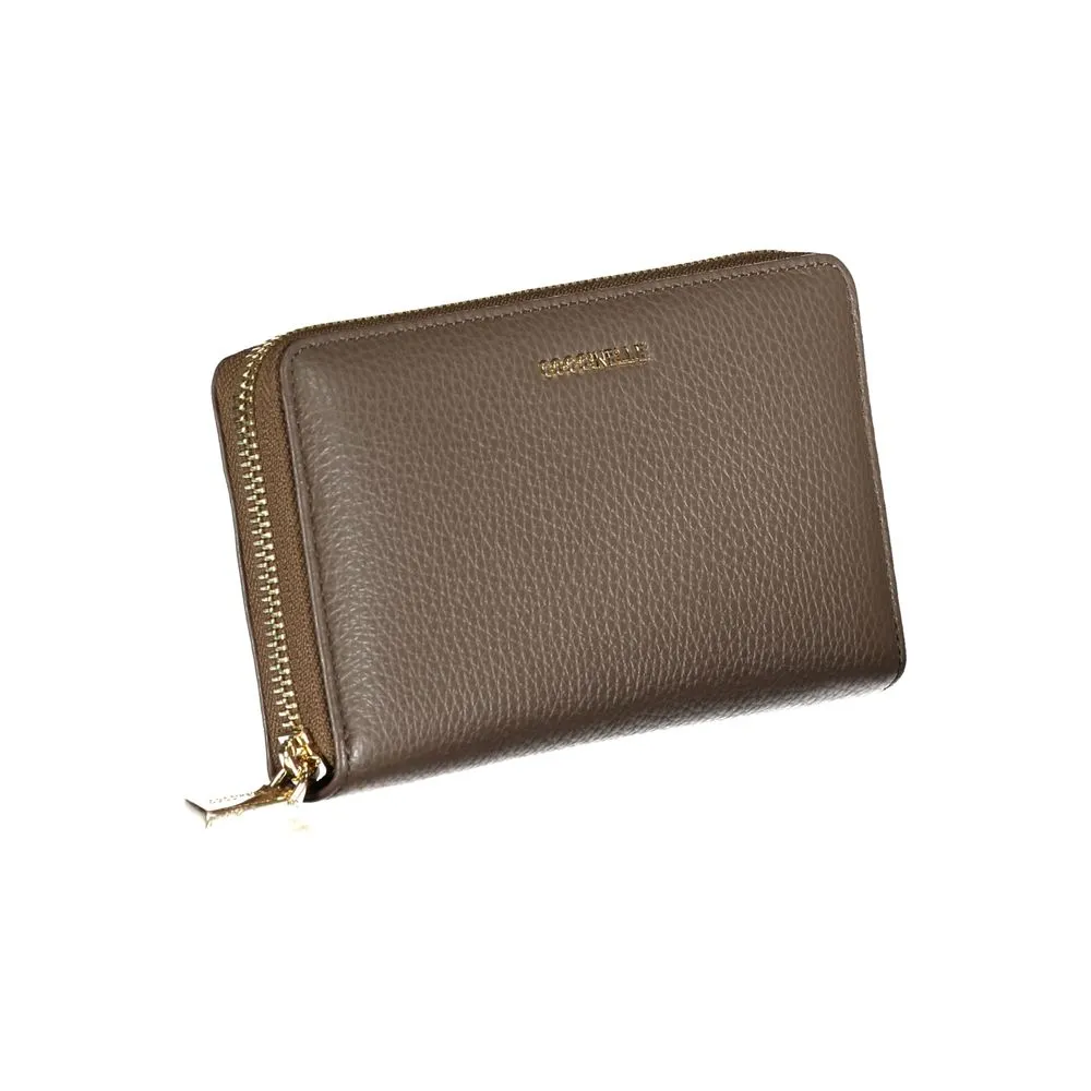 Chic Brown Leather Wallet with Ample Space sold by Louxly product image thumbnail 3