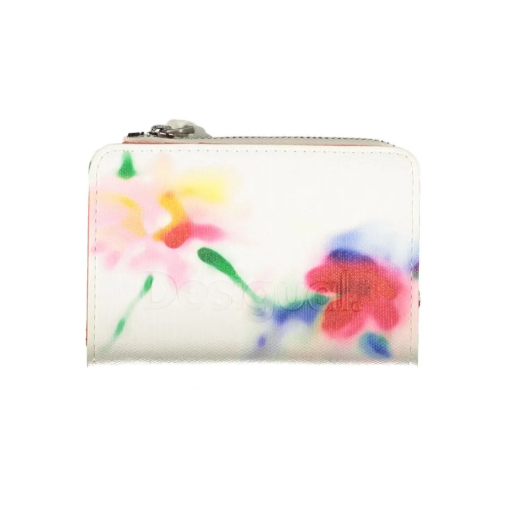 White Polyester Wallet sold by Louxly