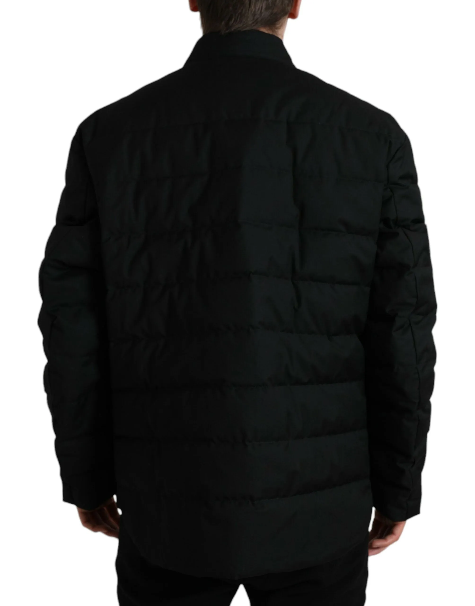 Elegant Black Padded Parka Jacket sold by Louxly product image thumbnail 3