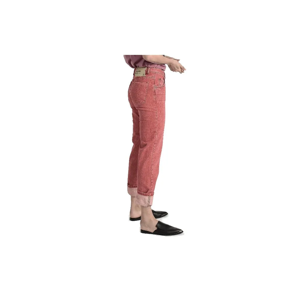 Red Cotton Women Jeans sold by Louxly product image thumbnail 2