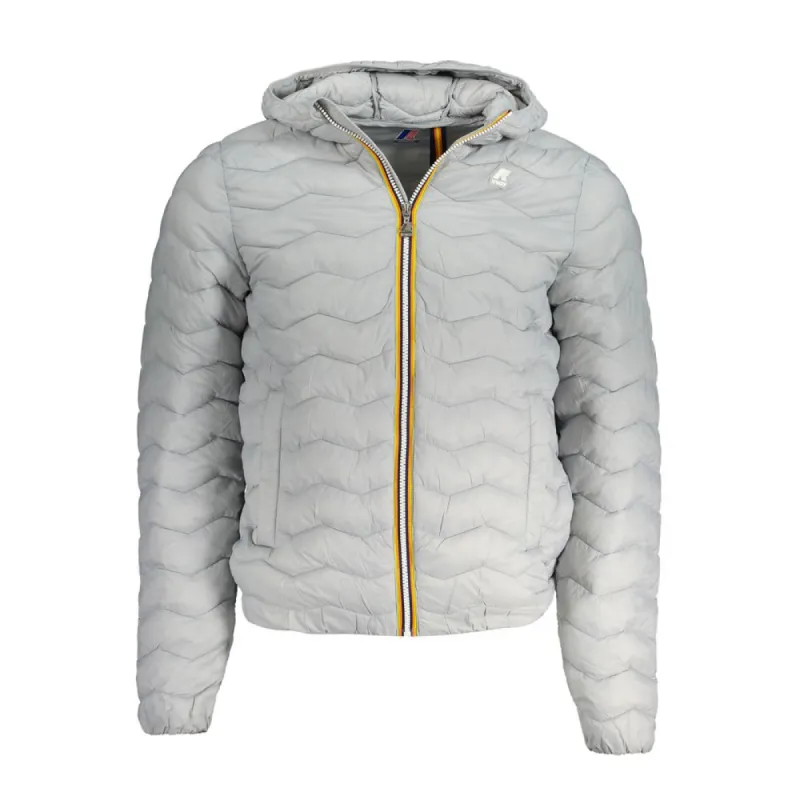 Gray Polyamide Men Jacket sold by Louxly