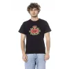 Black Cotton Men T-Shirt sold by Louxly