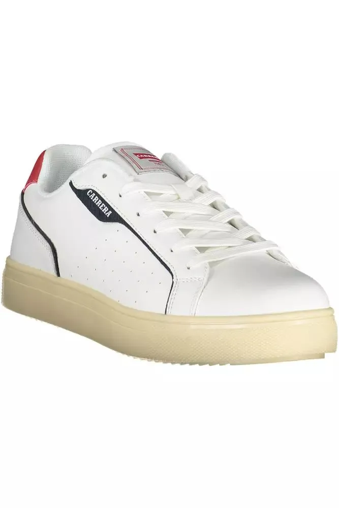 White Polyethylene Men Sneaker sold by Louxly product image thumbnail 2