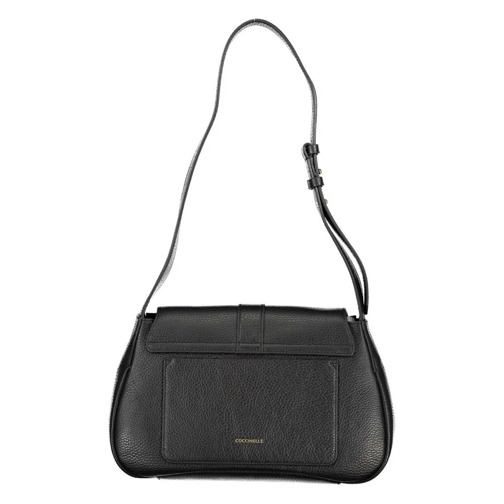 Black Leather Handbag sold by Louxly product image thumbnail 2