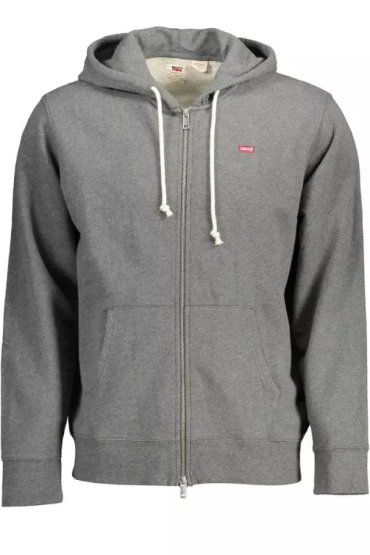 Gray Cotton Men Sweater sold by Louxly