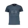 Blue Cotton Men T-Shirt sold by Louxly