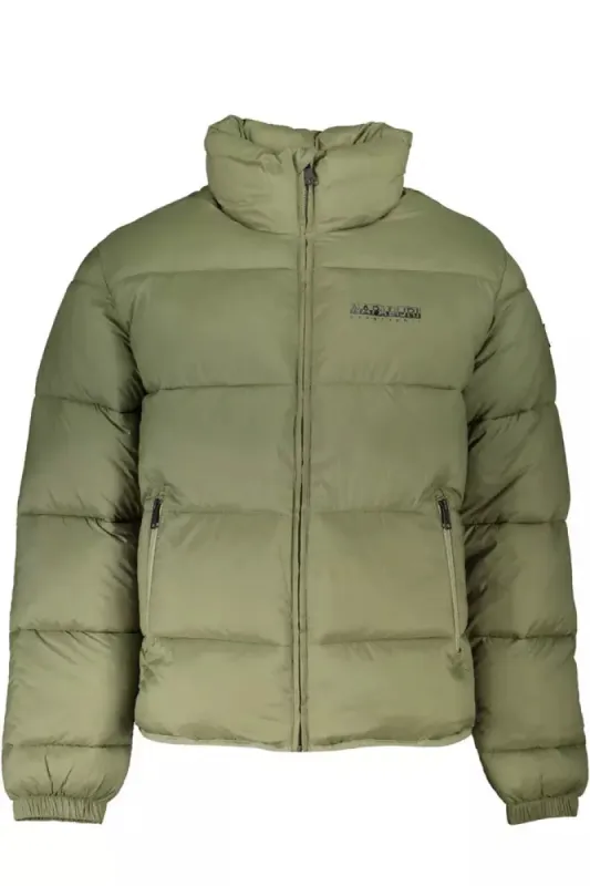 Eco-Conscious Long-Sleeved Green Jacket sold by Louxly