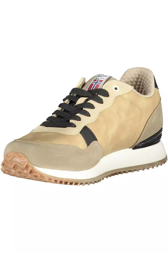 Beige Polyester Men Sneaker sold by Louxly product image thumbnail 3