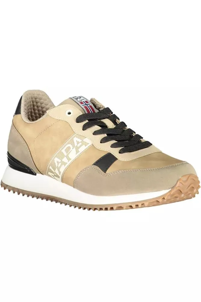Beige Polyester Men Sneaker sold by Louxly product image thumbnail 2
