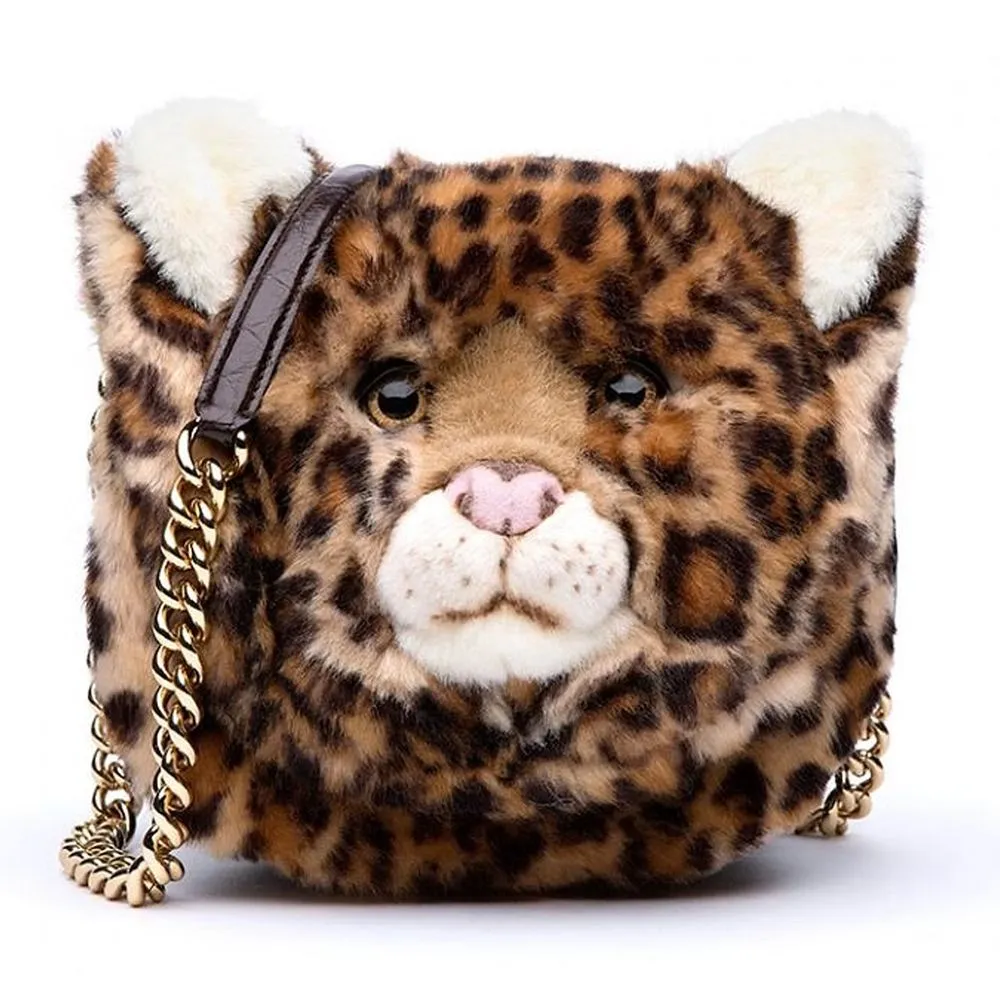 Elegant Brown Shoulder Bag with Chain Strap sold by Louxly