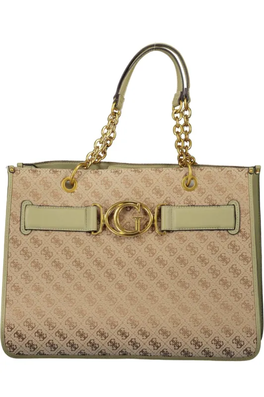 Green Polyester Women Handbag sold by Louxly