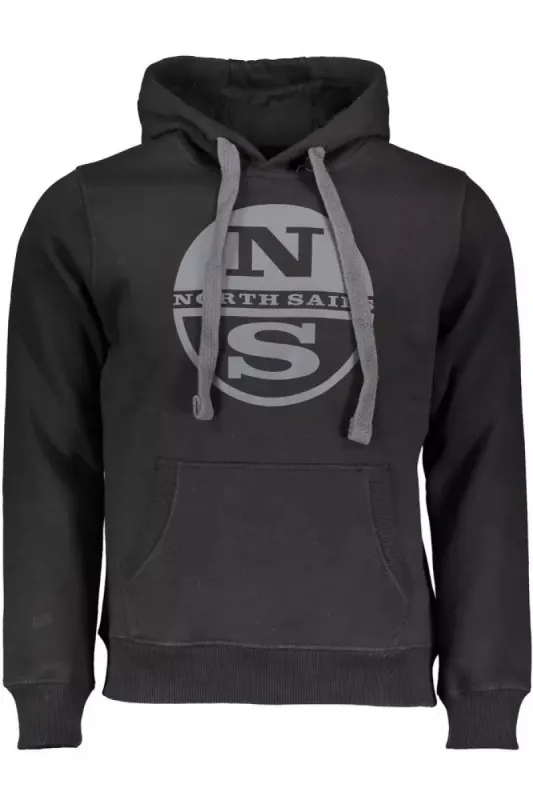 Black Cotton Men Sweatshirt sold by Louxly