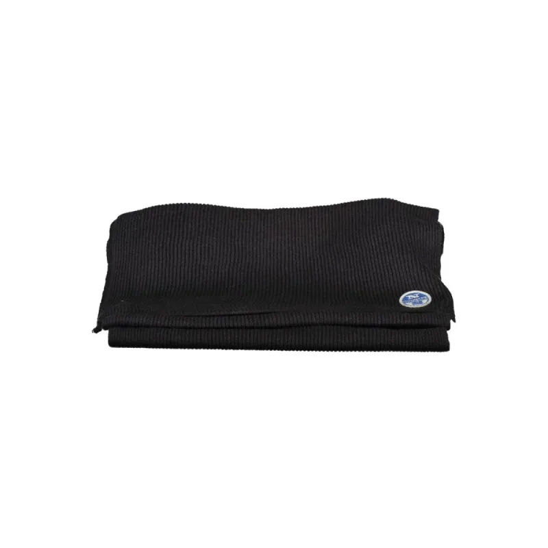 Black Cotton Men Scarf sold by Louxly