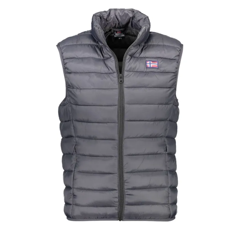 Sleeveless Black Polyamide Jacket sold by Louxly