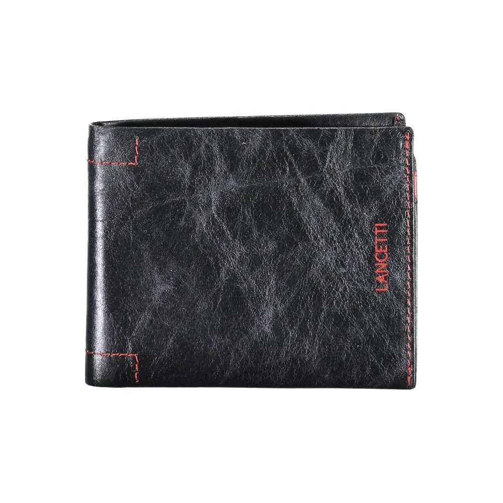 Black Leather Wallet sold by Louxly