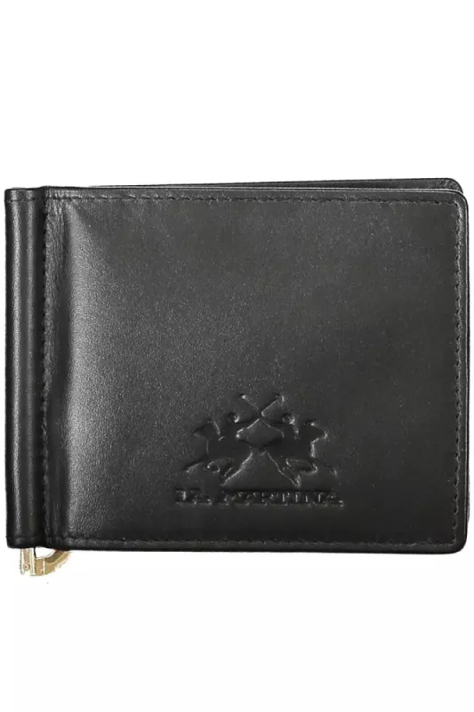 Black Leather Men Wallet sold by Louxly