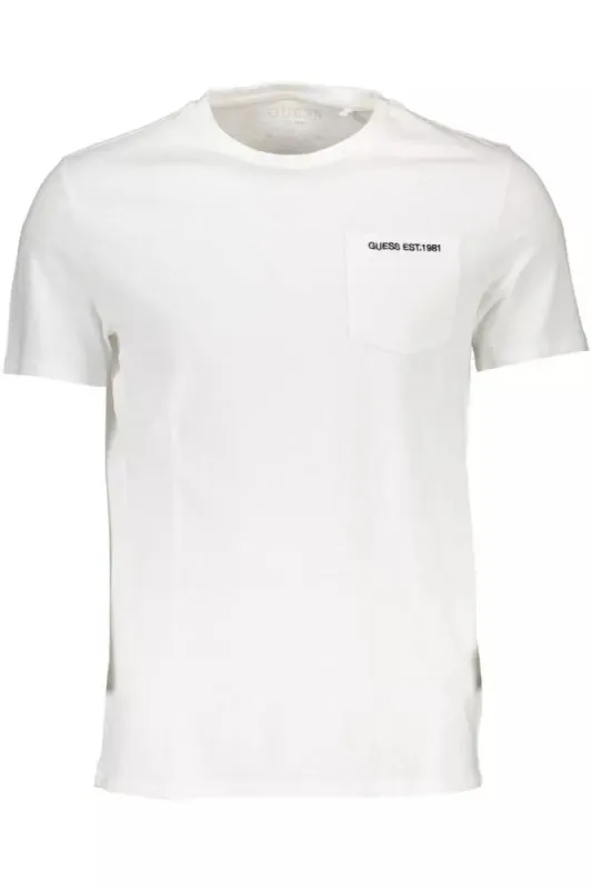 White Cotton Men T-Shirt sold by Louxly