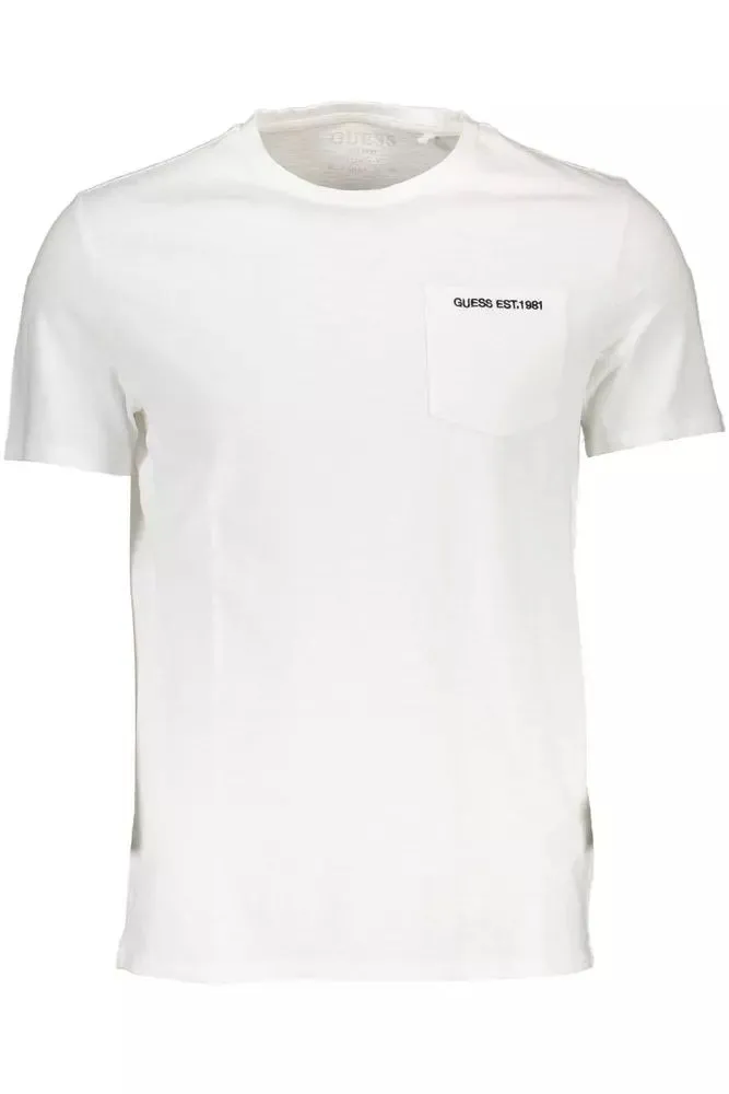 White Cotton Men T-Shirt sold by Louxly