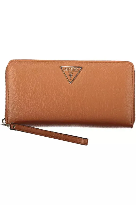 Brown Polyethylene Women Wallet sold by Louxly