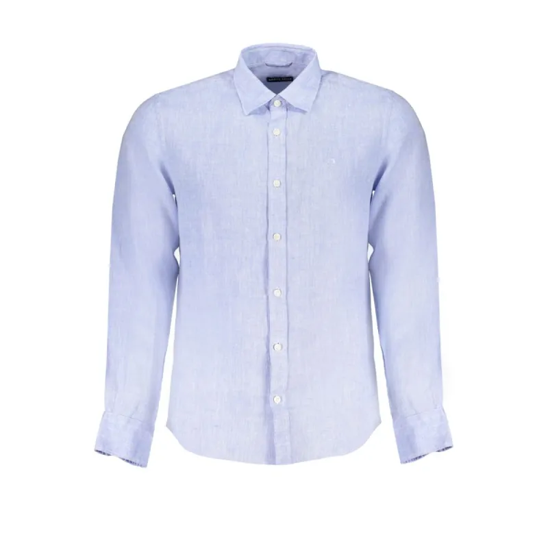 Light Blue Linen Shirt sold by Louxly