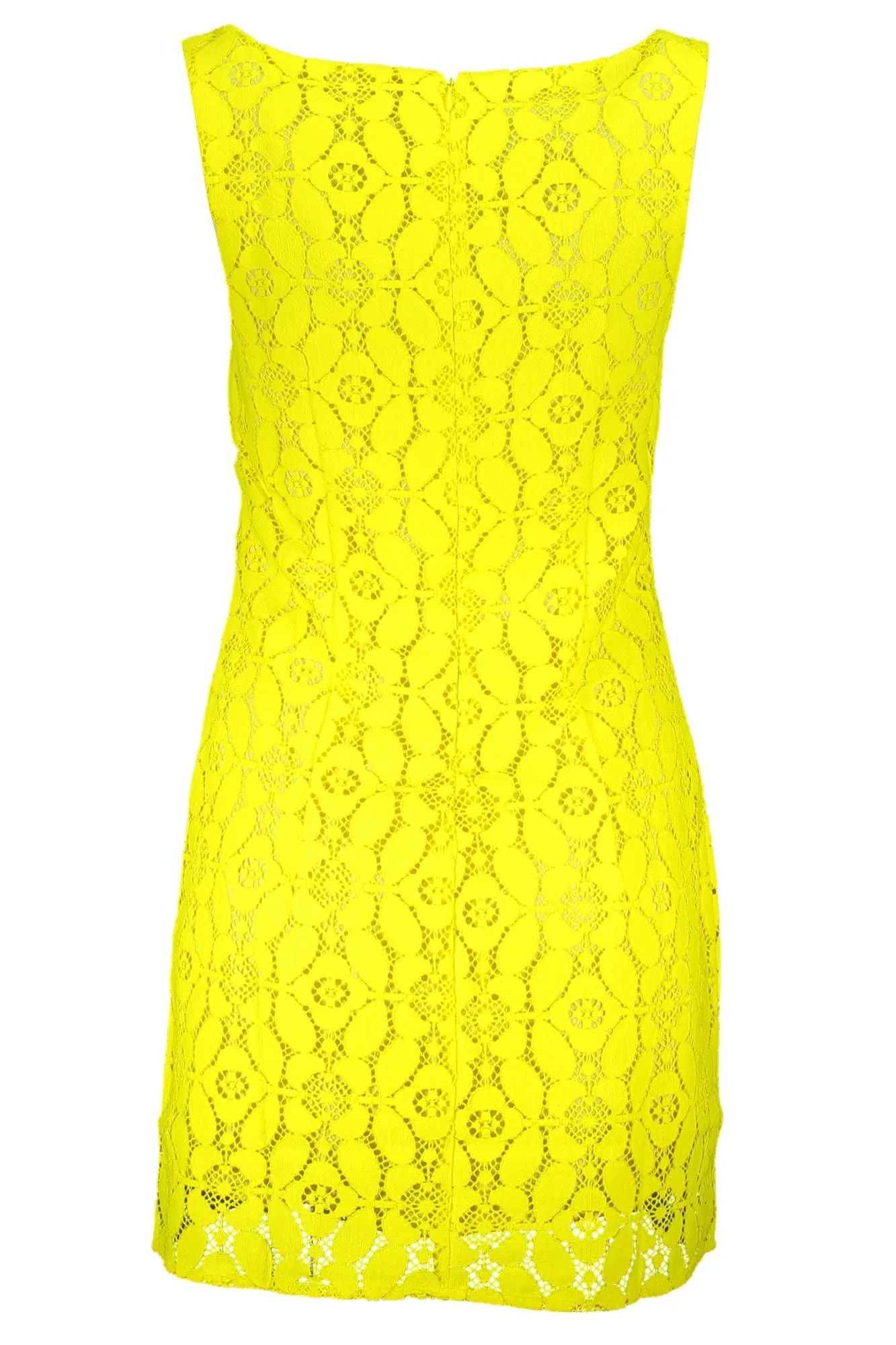 Yellow Polyester Women Sleeveless Dress sold by Louxly product image thumbnail 2