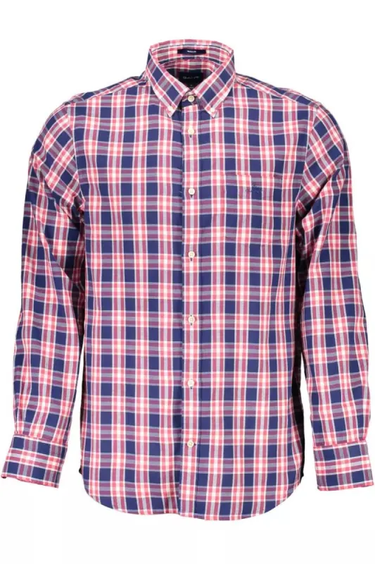 Blue Cotton Men Shirt sold by Louxly