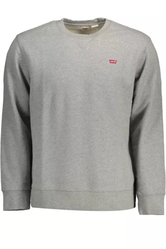 Gray Cotton Men Sweater sold by Louxly