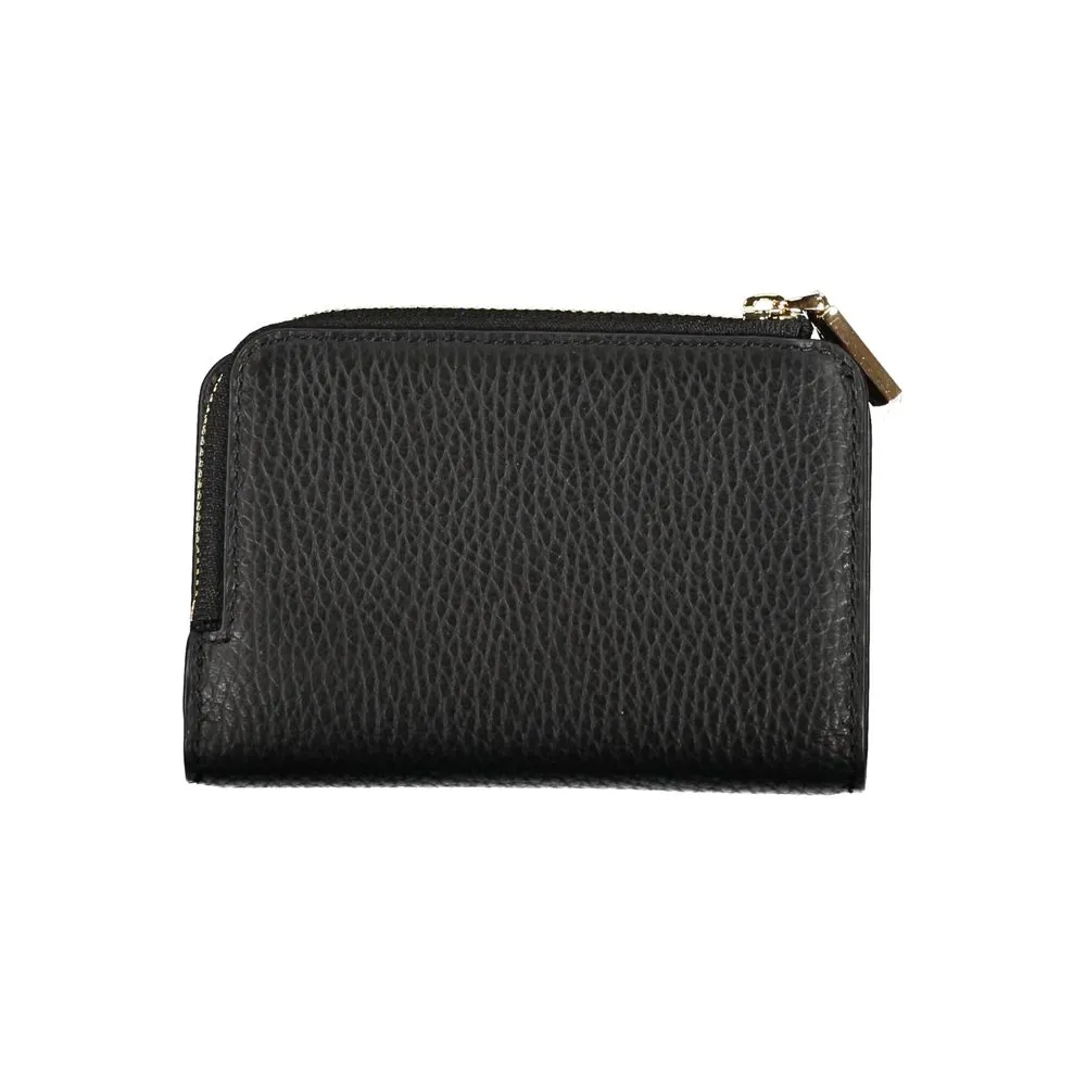 Elegant Black Leather Double Compartment Wallet sold by Louxly product image thumbnail 2