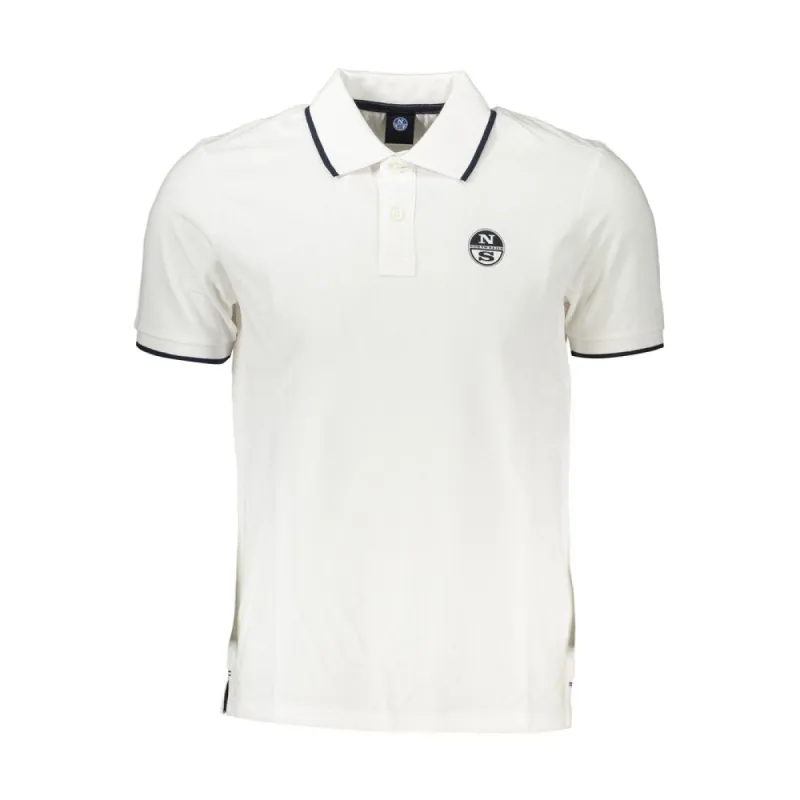White Cotton Polo Shirt sold by Louxly