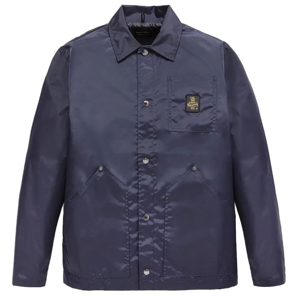 Blue Polyamide Men Jacket sold by Louxly