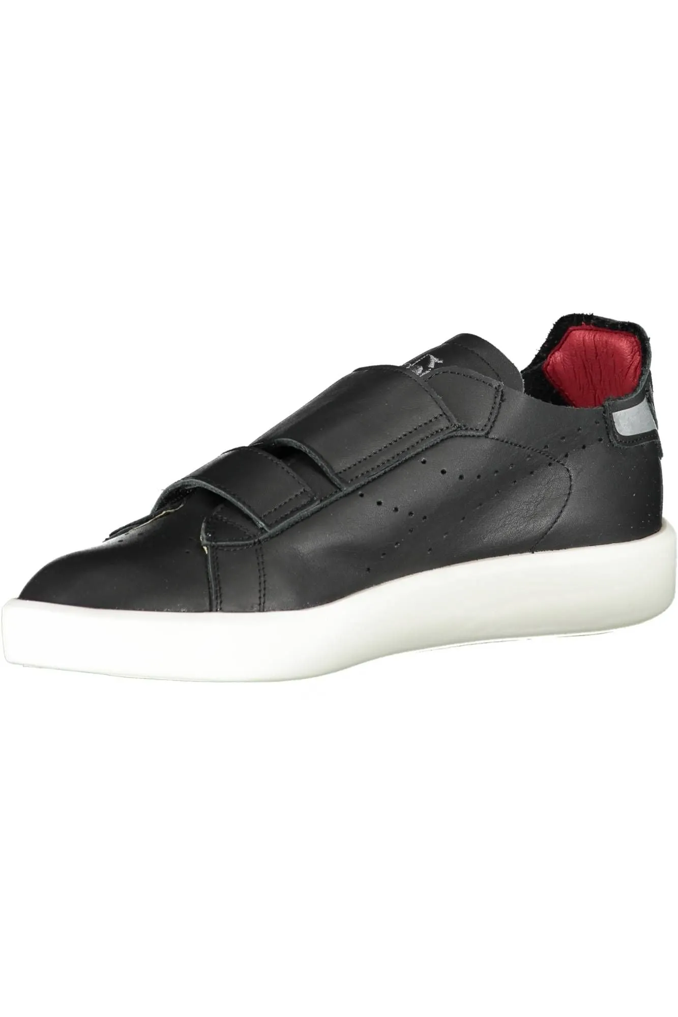 Sleek Black Leather Sneakers with Contrast Details sold by Louxly product image thumbnail 3