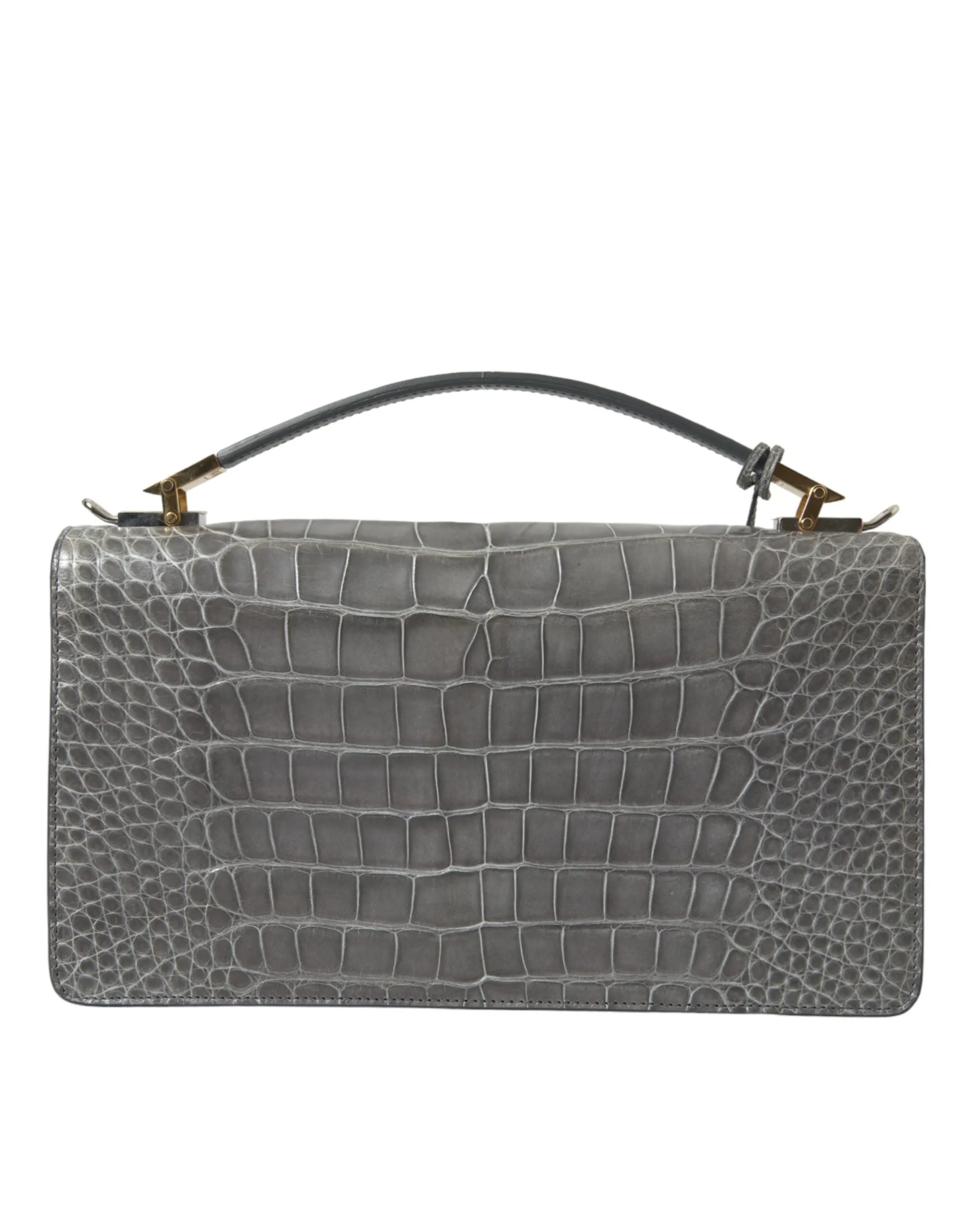 Alligator Leather Medium Shoulder Bag sold by Louxly product image thumbnail 3