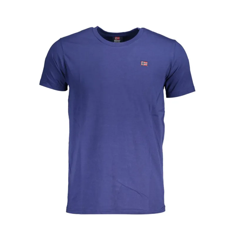 Blue Cotton T-Shirt sold by Louxly
