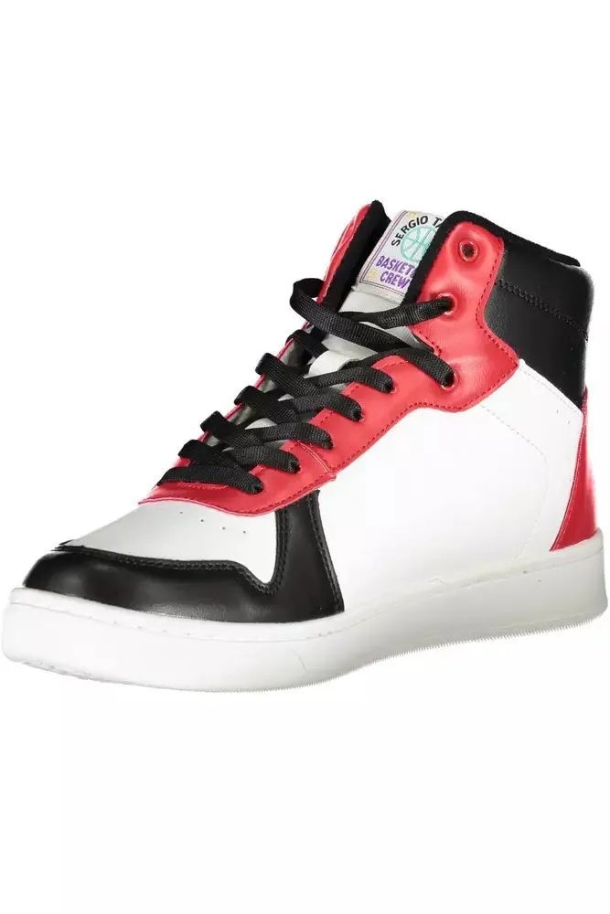 White Polyester Men Sneaker sold by Louxly product image thumbnail 3