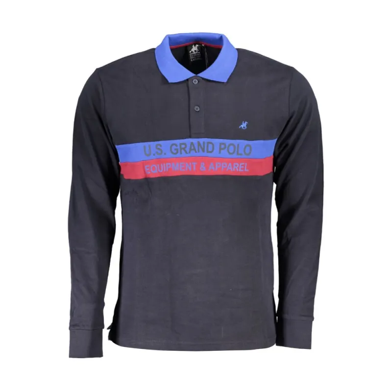 Blue Cotton Polo Shirt sold by Louxly