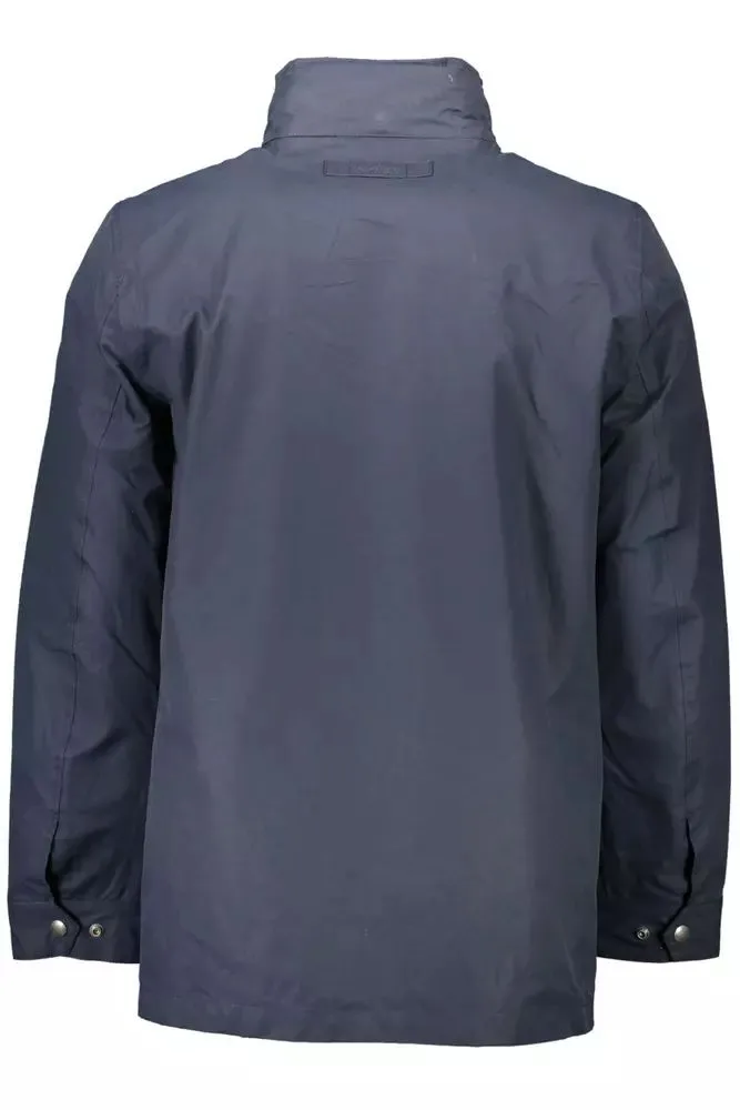 Blue Polyester Men Jacket sold by Louxly product image thumbnail 2