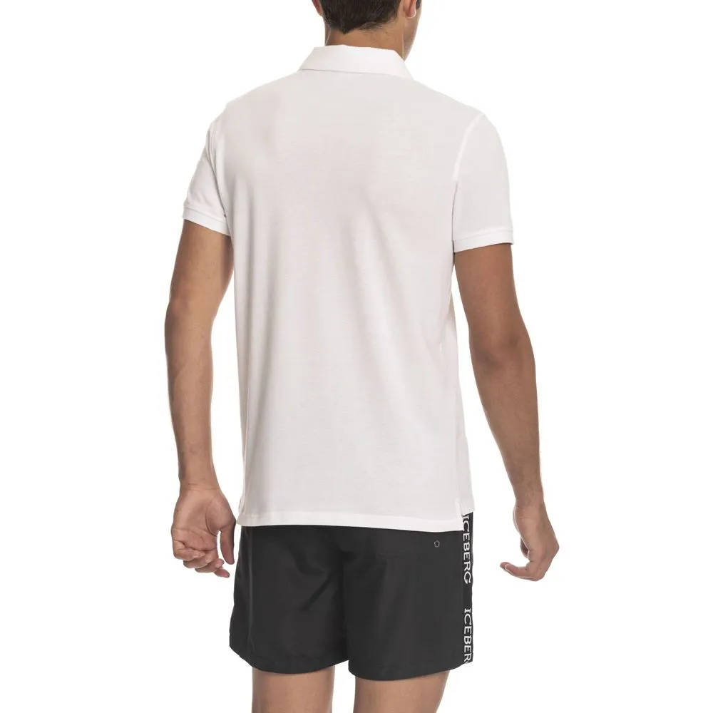 White Cotton Polo Shirt sold by Louxly product image thumbnail 2