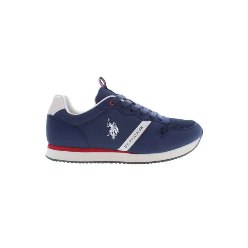 Blue Polyester Men Sneaker sold by Louxly
