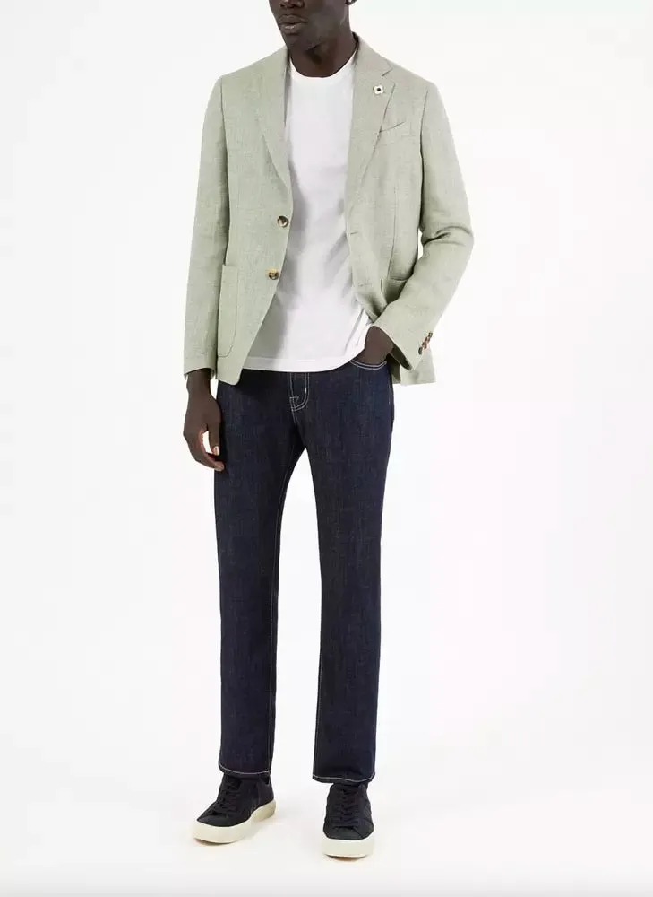 Italian Crafted Bandana Detail Jeans sold by Louxly product image thumbnail 4